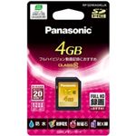 パナソニック 4GB SDHCメモリーカード RP-SDWA04GJK