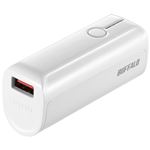 バッファロー スマートフォン/タブレット用 モバイルバッテリー AUTO POWER SELECT搭載3350mAhタイプ ホワイト BSMPB3301P1WH