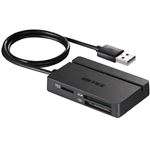 バッファロー USB2.0 マルチカードリーダー/ライター スタンダードモデル ブラック BSCR100U2BK