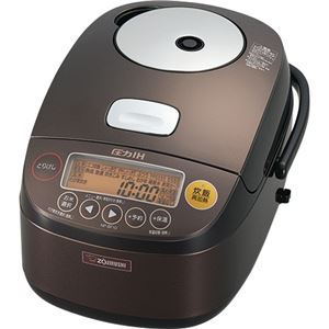 象印マホービン 鉄器コート プラチナ厚釜 圧力IH炊飯ジャー 5.5合 ダークブラウン NP-BF10 TD