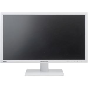 グリーンハウス 23.6型ワイドカラーLED液晶ディスプレイ ホワイト GH-AMC02セット GH-LCW24B-WH-A2