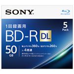SONY ビデオ用BD-R 追記型 片面2層50GB 4倍速 ホワイトワイドプリンタブル 5枚パック 5BNR2VJPS4