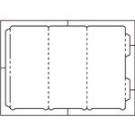 中川製作所 ラミフリー 三角立体POP A4-1面 100シート 0000-302-LFS1