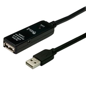 ハイパーツールズ USB2.0アクティブ延長ケーブル 12m CBL-203B-12M