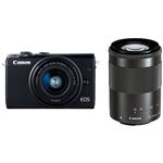 キヤノン ミラーレスカメラ EOS M100・ダブルズームキット (ブラック) 2209C024