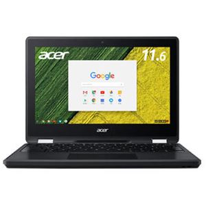 Acer R751T-N14N (Chromebook/Chrome OS/CeleronN3350/4GB/32GBeMMC/11.6/2カメラ/コンバーチブル/モバイル/タッチ対応/WiFi/1年保証/ブラック) R751T-N14N 商品画像