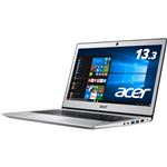 Acer Swift 1 SF113-31-A14Q/S (Celeron N3350/4GB/128GBeMMC/ドライブなし/13.3/Windows 10 Home(64bit)/APなし/ピュアシルバー) SF113-31-A14Q/S