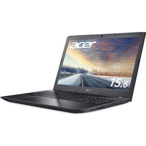 Acer TMP259G2M-A34QL6 (Core i3-7100U/4GB/128GSSD/DVD+/-RW/15.6/HD/Windows 10 Pro 64bit/1年保証/ブラック/Office Personal2016) TMP259G2M-A34QL6 商品画像
