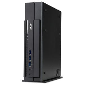 Acer VN4640G-S58U3 (省スペース/Core i5-7400T/8GB/256GSSD/DVD+/-RW/Windows 10 Pro64bit/DisplayPort/HDMI/VGA/1年保証/ブラック/Office なし) VN4640G-S58U3 商品写真