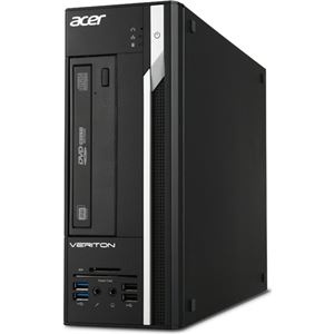 Acer VX2640G-A34Q (スリムタワー/Core i3-7100/Windows 10 Pro64bit/4GB/128GB SSD/DVD+/-RW/HDMI/DVI/VGA/Officeなし/1年保証) VX2640G-A34Q 商品写真