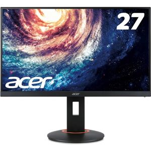 Acer 27型ワイド液晶ディスプレイ XF270HAbmidprzx(TN/非光沢/1920x1080/フルHD/400cd/1ms/DVI-D、HDMI v2.0、DisplayPortv1.2/スピーカー/ヘッドホン端子/USB3.0ハブ) XF270HAbmidprzx