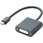 エレコム miniDisplayPort変換アダプタ/DVI/ブラック AD-MDPDVIBK