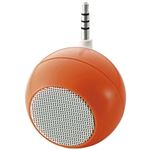 エレコム 3.5φスマートフォン用スピーカー/コンパクト/アンプ内蔵/1.5W/充電式/オレンジ ASP-SMP050DR