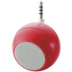 エレコム 3.5φスマートフォン用スピーカー/コンパクト/アンプ内蔵/1.5W/充電式/レッド ASP-SMP050RD