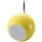 エレコム 3.5φスマートフォン用スピーカー/コンパクト/アンプ内蔵/1.5W/充電式/イエロー ASP-SMP050YL