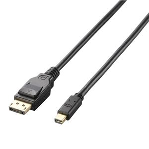 エレコム Mini DisplayPortケーブル/Ver1.2a/1.0m/ブラック CAC-DPM1210BK 商品画像