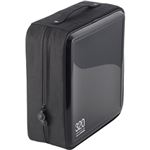 エレコム CD/DVDケース/セミハード/ファスナー付/320枚入/ブラック CCD-H320BK