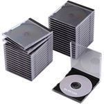 エレコム Blu-ray/DVD/CDプラケース/1枚収納/30パック/ブラック CCD-JSCN30BK