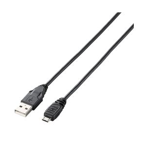 エレコム Micro-USBケーブル(A-MicroB)/PlayStation4用/1.0m/ブラック GM-U2CAMB10BK 商品画像