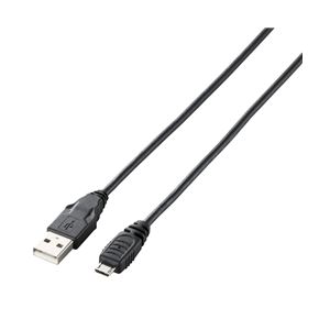 エレコム Micro-USBケーブル(A-MicroB)/PlayStation4用/1.5m/ブラック GM-U2CAMB15BK 商品画像