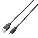 エレコム Micro-USBケーブル(A-MicroB)/PlayStation4用/1.5m/ブラック GM-U2CAMB15BK