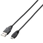 エレコム Micro-USBケーブル(A-MicroB)/PlayStation4用/2.0m/ブラック GM-U2CAMB20BK