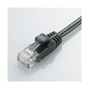 エレコム CAT5e準拠 やわらかLANケーブル 10m(ブラック) LD-CTY/BK10