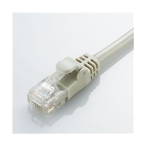 エレコム CAT6準拠 GigabitやわらかLANケーブル 3m(ライトグレー) LD-GPY/LG3 商品画像