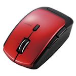 エレコム Bluetooth4.0対応レーザーマウス/低消費電力/5ボタン/DPI切替ボタン/レッド M-BT13BLRD
