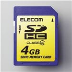 エレコム SDHCメモリカード 4GB/Class4対応 MF-FSDH04G