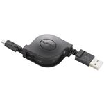 エレコム microUSBケーブル/2A出力/巻取/通信・充電/0.7m/ブラック MPA-AMBR2U07BK