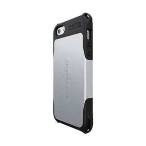 エレコム iPhone SE/5s/5用/ZEROSHOCKケース/液晶保護フィルム付/シルバー PS-A12ZEROSV