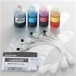 エレコム ブラザー MyMio LC12カートリッジ対応 詰め替えインク/4色セット THB-12BCSET