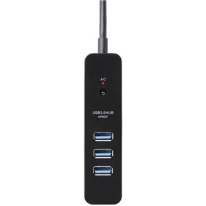 エレコム USB3.0ハブ/ケーブル直生え/セルフパワー/マグネット/4ポート/ブラック U3H-T410SBK 商品写真2