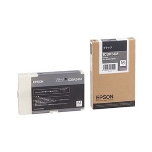 エプソン インクカートリッジM ブラック (PX-B300/B500用) ICBK54M 商品画像