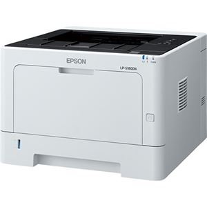 エプソン A4モノクロページプリンター/30PPM/両面印刷/ネットワーク/耐久性10万ページ LP-S180DN 商品写真