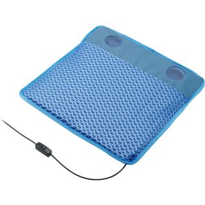 グリーンハウス USBクーラークッション メッシュ ブルー GH-COOLSA-BL