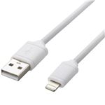 Logitec Lightningコネクタ付USBケーブル/ストレート/AV売場用/1.5m/ホワイト LHC-UALO15WH