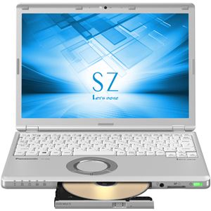 パナソニック Let's note SZ6 DIS専用モデル(Corei5-7200U/8GB/SSD128GB/SMD/W10P64/12.1WUXGA/電池S/Office) CF-SZ6HMEVS 商品写真