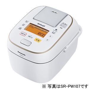パナソニック(家電) 可変圧力IHジャー炊飯器 1.8L (ホワイト) SR-PW187-W 商品写真
