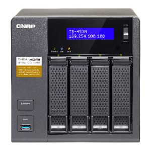 QNAP TS-453A 16TB HDD (WD ミドル 4TB HDD x 4) T453A4MW40 商品写真