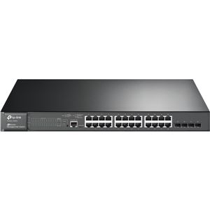 TP-LINK JetStream 24-Port Gigabit L2 Managed PoE+ Switchwith 4 SFP Slots T2600G-28MPS 商品画像
