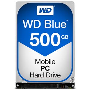 WESTERN DIGITAL WD Blueシリーズ 2.5インチ内蔵HDD 500GB SATA 5400rpm7mm厚 WD5000LPCX