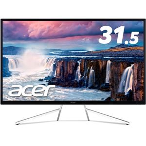 Acer 3年保証 31.5型ワイド液晶ディスプレイ ET322QKwmiipx(VA/非光沢/3840x2160/300cd/4K/4ms/HDMI2.0x2・DisplayPortv1.2/フリッカーレス/HDR Ready/AMD Free Sync)