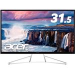 Acer 3年保証 31.5型ワイド液晶ディスプレイ ET322QKwmiipx(VA/非光沢/3840x2160/300cd/4K/4ms/HDMI2.0x2・DisplayPortv1.2/フリッカーレス/HDR Ready/AMD Free Sync)