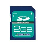 グリーンハウス SDメモリーカード 2GB 3年保証