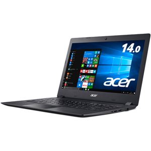 Acer Aspire 1 A114-31-A14P (Celeron N3350/4GB/64GBeMMC/ドライブなし/14.0/Windows 10 Home(64bit)/Officeなし/オブシディアンブラック)