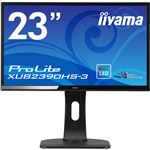 iiyama 23型ワイド液晶ディスプレイ ProLite XUB2390HS-3(LED、AH-IPS、昇降スタンド付) マーベルブラック