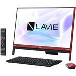 NECパーソナル LAVIE Desk All-in-one - DA370/HAR ラズベリーレッド