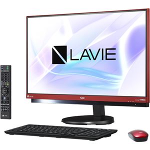 NECパーソナル LAVIE Desk All-in-one - DA770/HAR ラズベリーレッド